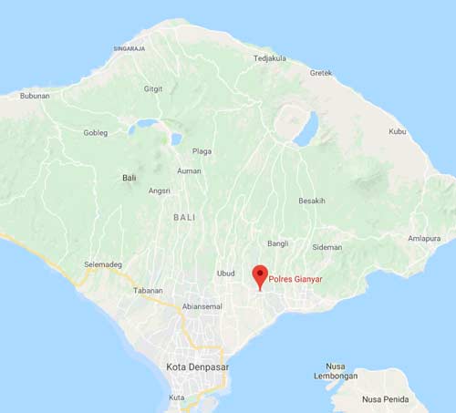 Lokasi SIM Keliling Gianyar Bali