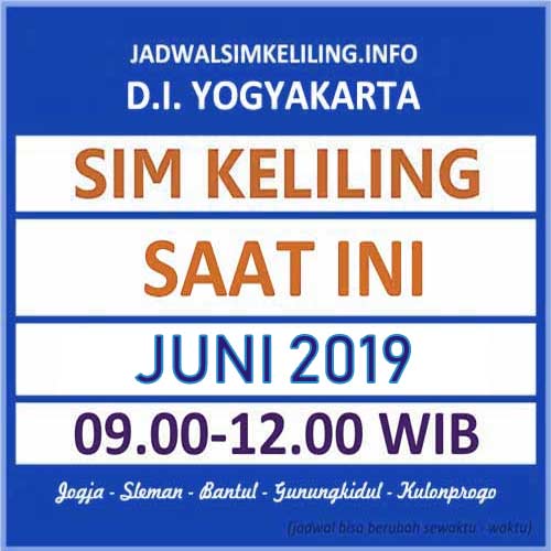 Jadwal SIM Keliling Hari ini