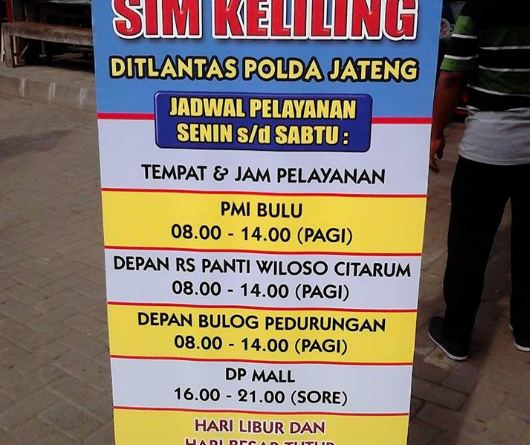 SIM Keliling Semarang 2024