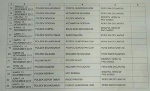 Jadwal SIM Keliling Sleman Mei 2025