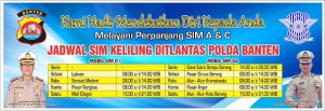 Jadwal SIM Keliling Banten 2024