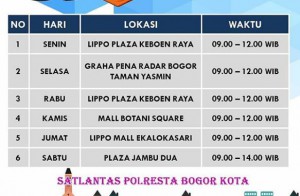 sim keliling bogor kota Juli 2025