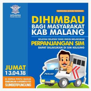 Jadwal SIM Keliling Malang 2025