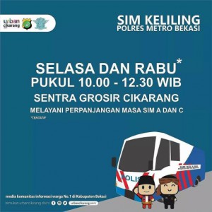 SIM Keliling Metro Bekasi SENTRA GTOSIR CIKARANG