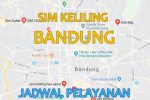 peta map jadwal sim samsat keliling bandung