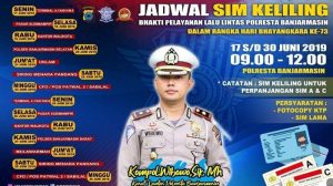 Jadwal SIM Keliling Banjarmasin Mei 2025