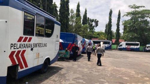 ditlantas mobil sim keliling polresta banjarmasin