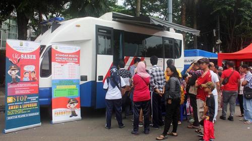 Lokasi SIM Keliling Jakarta Senin 12 Januari 2022