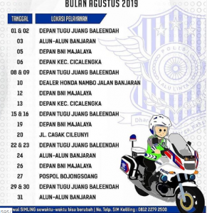 Jadwal SIM Keliling Bandung Lengkap Juli 2025