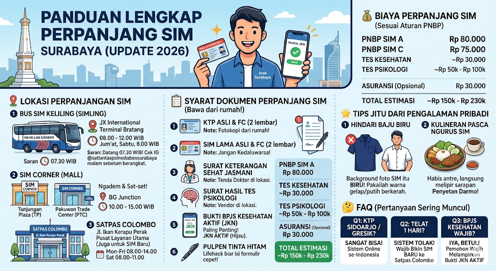 Panduan Perpanjangan SIM Keliling Surabaya Panduan Perpanjangan SIM Keliling Surabaya