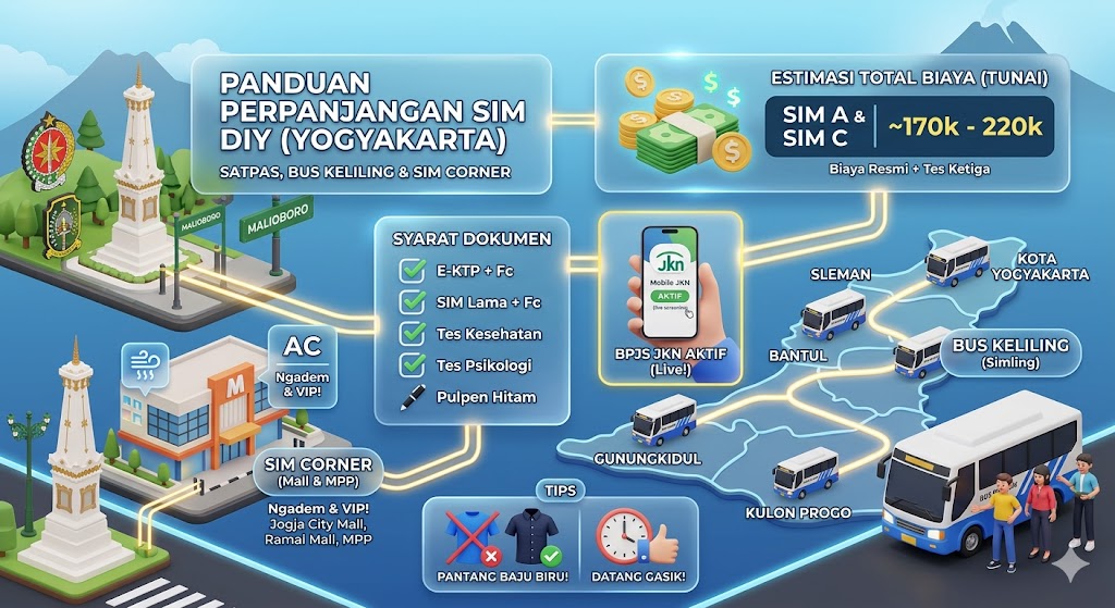 Panduan Perpanjangan SIM Keliling Yogyakarta Panduan Perpanjangan SIM Keliling Yogyakarta