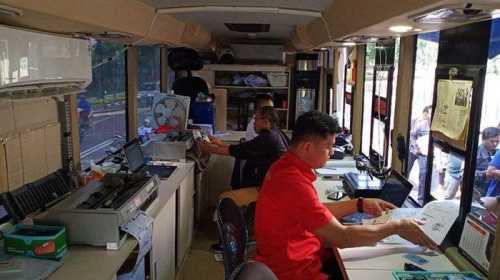 Pelayanan mobil Samsat keliling Jakarta Pusat