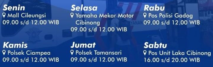 Jadwal SIM Keliling Mei 2024