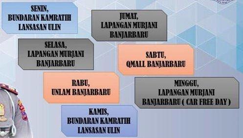 Lokasi Layanan dan Jadwal SIM Keliling Banjarbaru 2024