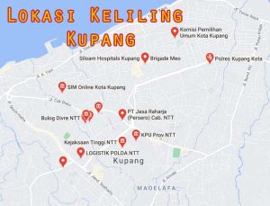 Lokasi sim Keliling Kota Kupang