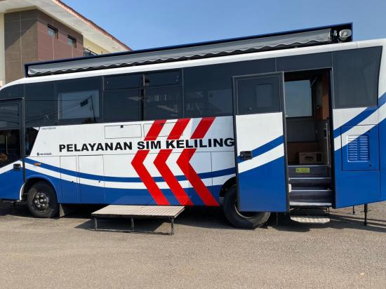 Mobil layanan SIM Keliling Sumedang 2024