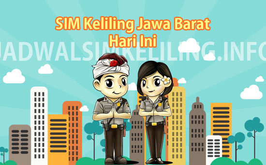 jadwal layanan sim keliling jawa barat hari ini