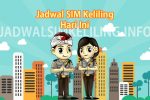 jadwal sim keliling hari ini