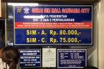 Biaya perpanjangan SIM di SIM Corner