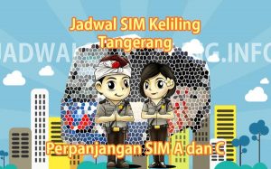 Jadwal SIM Keliling Tangerang Maret 2024