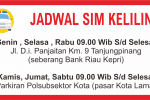Jadwal SIM Keliling Tanjungpinang daerah kepulauan Riau