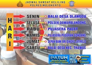 Jadwal SAMLING Mojokerto Hari Ini