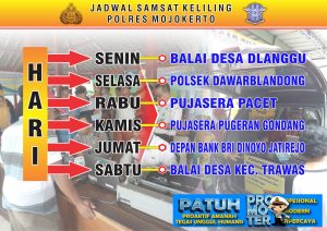 Jadwal SAMSAT Keliling Mojokerto Hari Ini