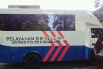 Mobil Pelayanan SIM Keliling Satpas Polres Nganjuk
