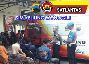 Mobil Operasional Satpas SIM Keliling Wonogiri