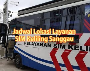 Jadwal layanan dan lokasi SIM Keliling Sanggau 2024