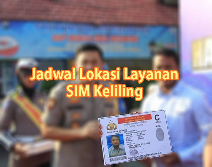 Jadwal lokasi dan layanan SIM Keliling Blitar 2024