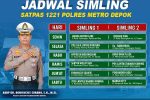 Jadwal SIM Keliling Metro Depok