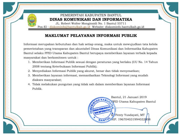 Layanan informasi publik seputar SIM