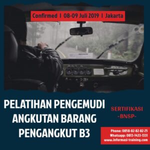 angkutan pengemudi barang pengangkut bnsp