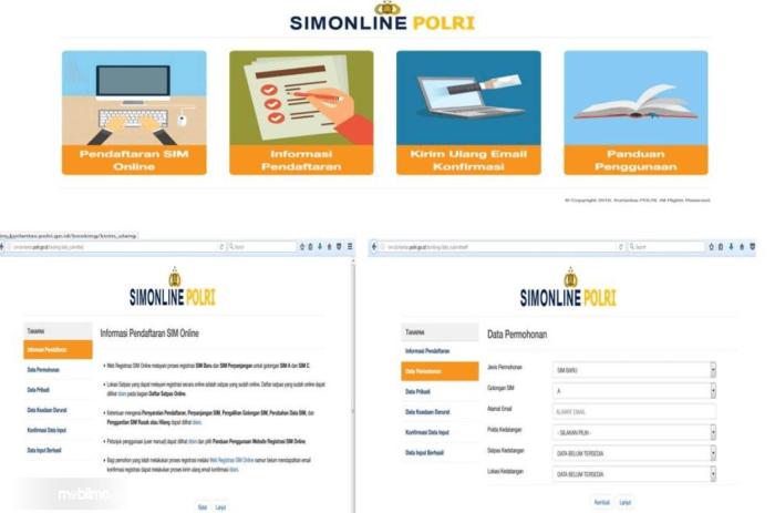 Validasi SIM melalui sistem online terbaru