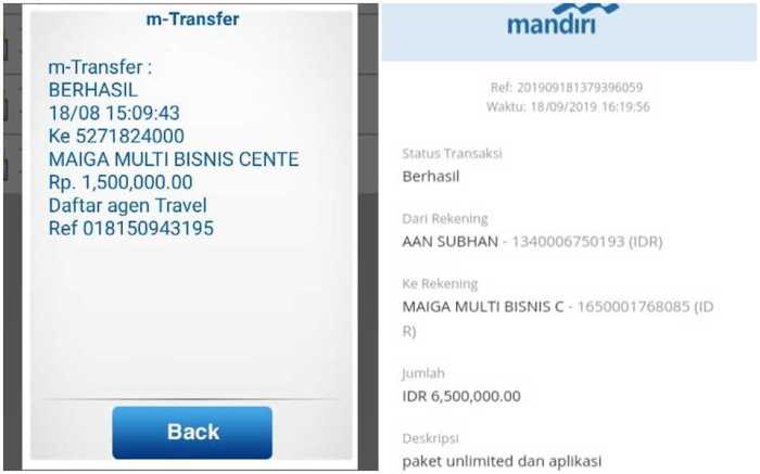 Cara membuat bukti transfer palsu