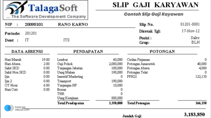 Cara membuat slip gaji palsu