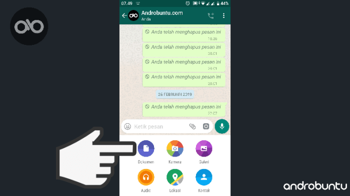 Cara mengirim folder lewat wa
