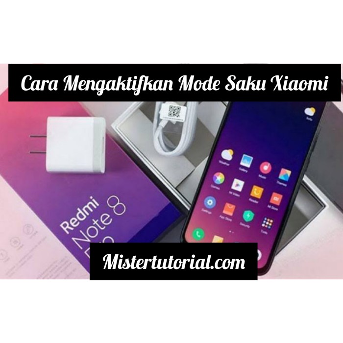 Cara mengaktifkan mode saku xiaomi