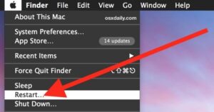 Cara restart macbook macbook