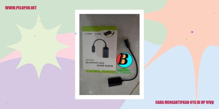 Cara mengaktifkan otg di hp vivo