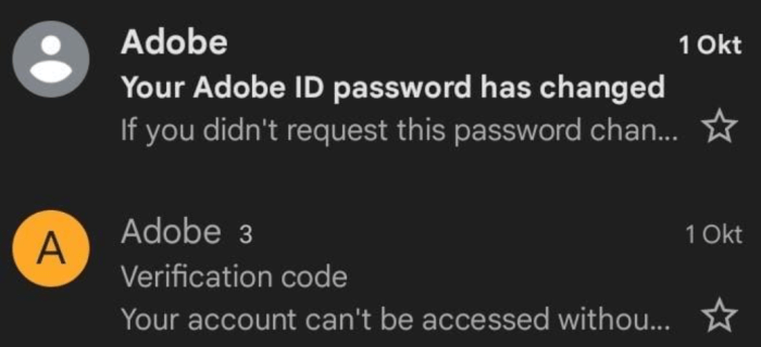 Cara melihat kode verifikasi email