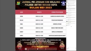 Keliling bekasi jadwal cikarang lippo Mei Mei Mei pelayanan
