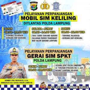 Jadwal SIM Keliling Mall Boemi Kedaton