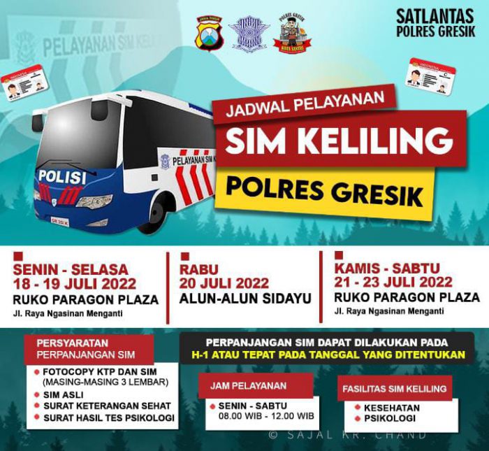 Jadwal SIM Keliling Alun-Alun Kabupaten Purbalingga