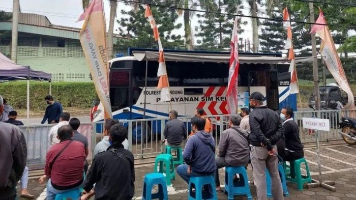 SIM Keliling Area Parkir Carrefour Bandung