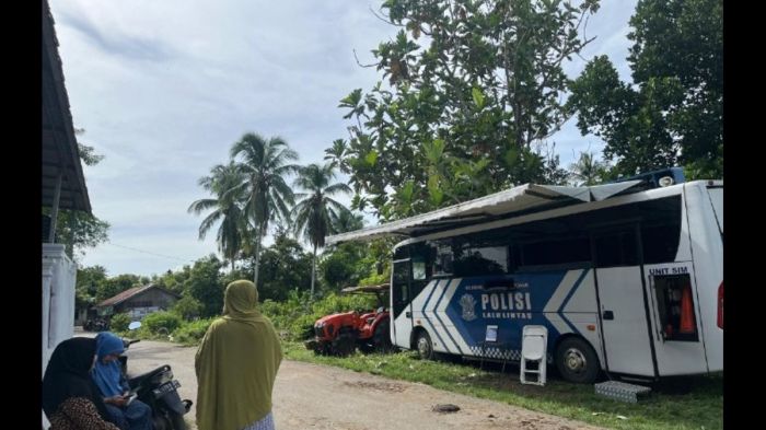 SIM Keliling Pasar Wanaraja Garut