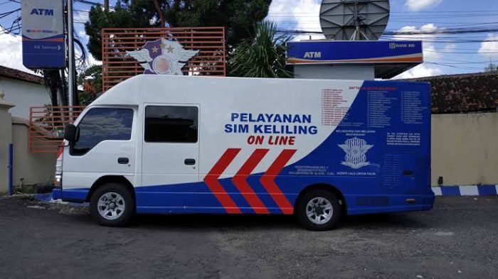 SIM Keliling Area Parkir Hypermart Pontianak