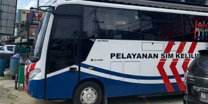 SIM Keliling Terminal Bus Guntur Medan
