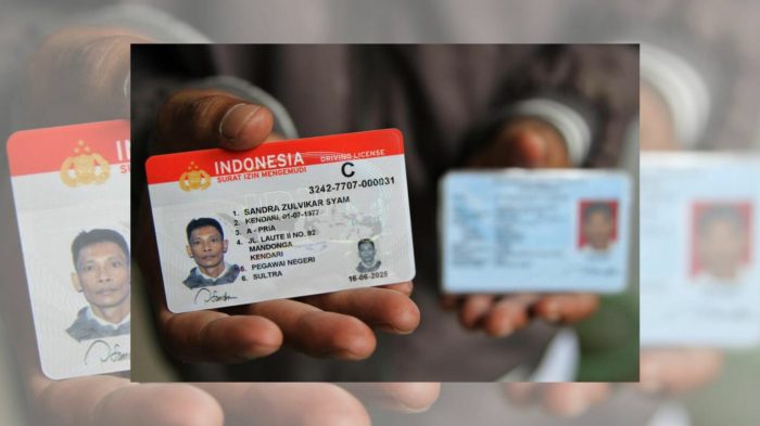 SIM Keliling Area Parkir Giant Surabaya